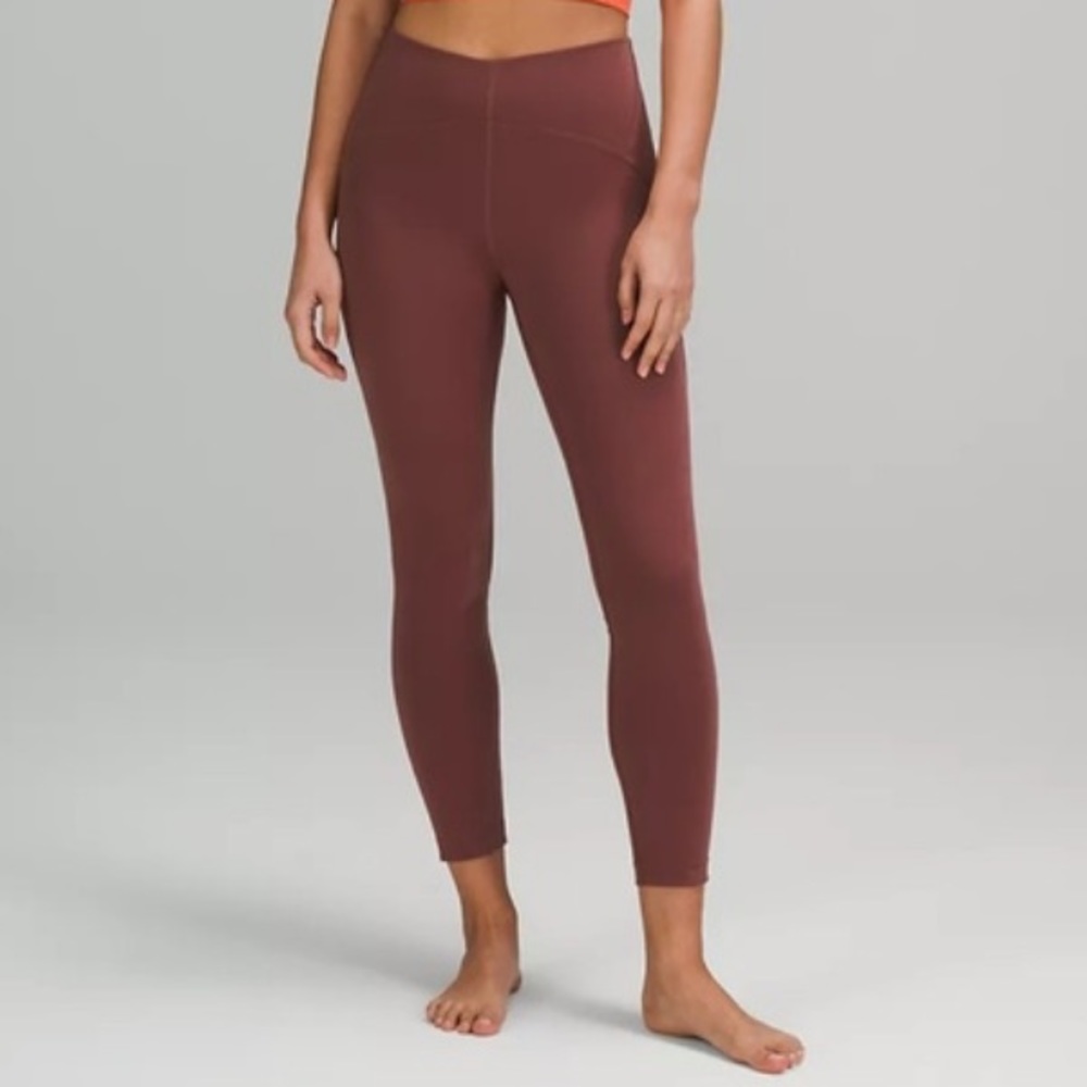 Lululemon Instill High Rise Tight 25” Smoky Red